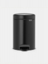 Brabantia, Pedal Bin NewIcon matt black - 3L